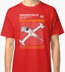 Camiseta clásica Manual de servicio y reparación de pez espada