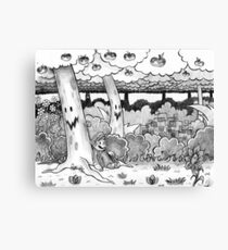 Forest of Illusion Drawing Canvas Print