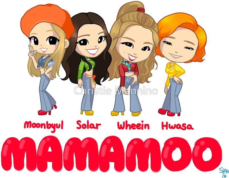 "MAMAMOO - You're The Best" Stickers by Christie Mannino ...