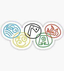 The Five Elements Sticker