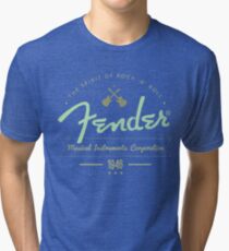Fender - The Spirit of Rock 'N' Roll (Green) Tri-blend T-Shirt