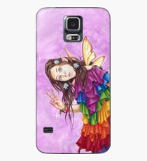 Regenbogen-Frieden Fearie Hülle & Klebefolie für Samsung Galaxy