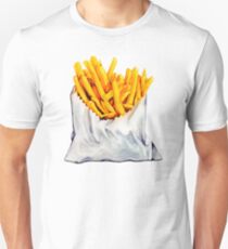 French Fries Pattern Unisex T-Shirt