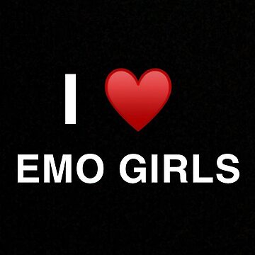 I Heart Emo Girls Tee I Love Emo Girls T-shirt I Heart 