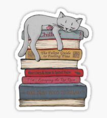 How to Chill Like a Cat Sticker
