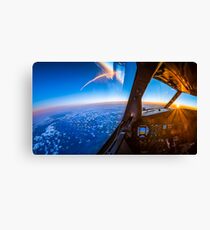 Cockpit shunshine Canvas Print