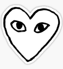 Heart Eyes Stickers | Redbubble