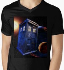 Time Flight 3 Men's V-Neck T-Shirt
