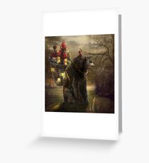 "A Bear Who Carried A Kingdom" Greeting Card
