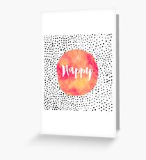 Happy Greeting Card