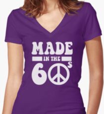 Made in the 1960's Women's Fitted V-Neck T-Shirt