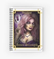 Gemstone Oracle Card - Inner Strength Spiral Notebook