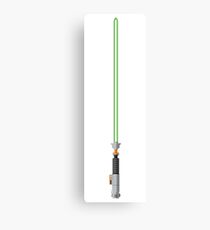 Luke Skywalker Lightsaber Canvas Print