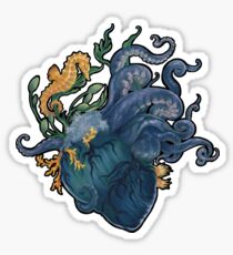 Heart - Ocean Sticker