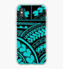 Polynesian Hawaiian All over tribal print iPhone Case