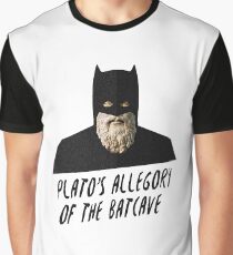 Plato's Allegory of the Batcave Graphic T-Shirt