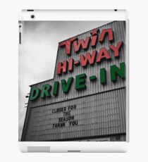 Drive-In Theater Selective Color II iPad Case/Skin