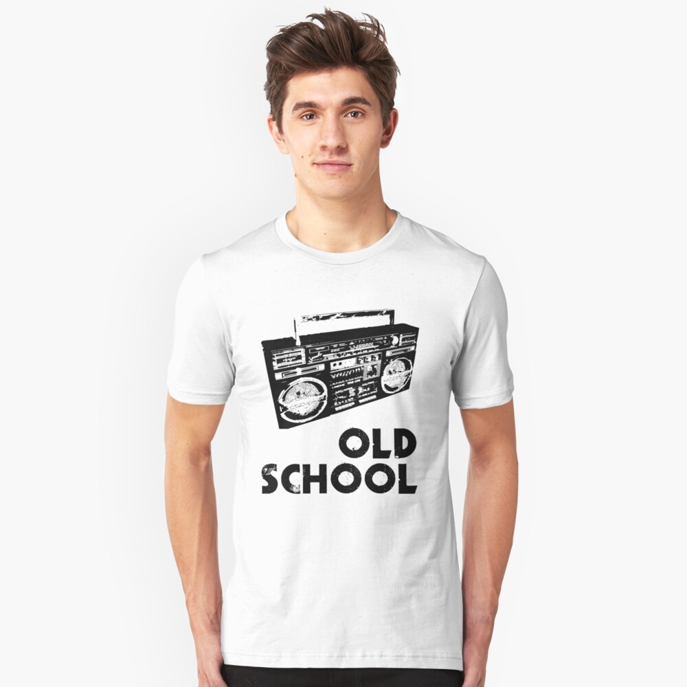 Old School - Boom Box Slim Fit T-Shirt