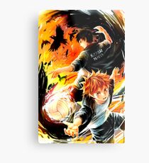 Lámina metálica Haikyuu - Hinata y Kageyama