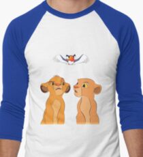 Simba & Nala Men's Baseball ¾ T-Shirt