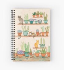 Cuaderno de espiral Gatos y Cactus