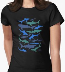 Sharks! Women's Fitted T-Shirt