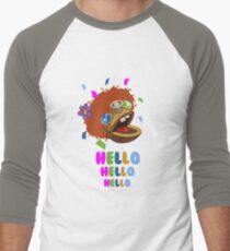 hello tron Men's Baseball ¾ T-Shirt