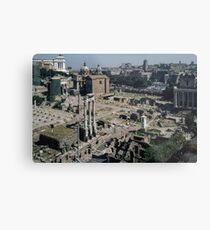 Forum from Farnese Gardens Palatine Hill Rome Italy 19840719 0014 Metal Print