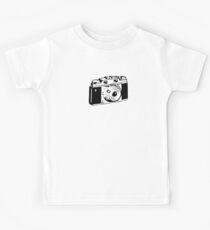 Retro Camera - Photographer T-Shirt Sticker Kids Tee