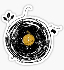 Enchanting Vinyl Records Vintage Sticker