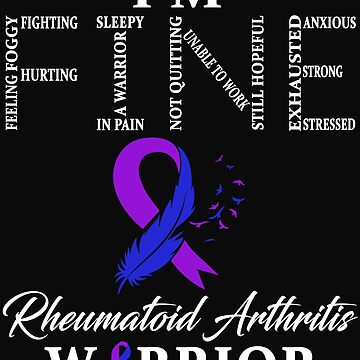 I'm Fine Rheumatoid Arthritis Warrior Support Rheumatoid Arthritis  Awareness Gifts Greeting Card for Sale by rechardtee