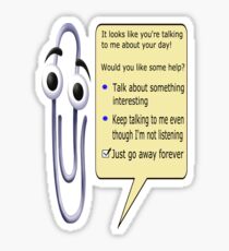 Thanks Clippy! Sticker