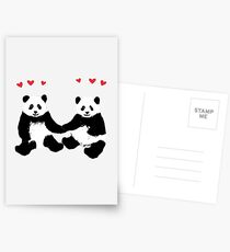 Panda Love Postcards