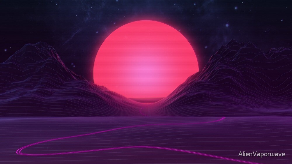 "Sunrise Vaporwave" by AlienVaporwave | Redbubble