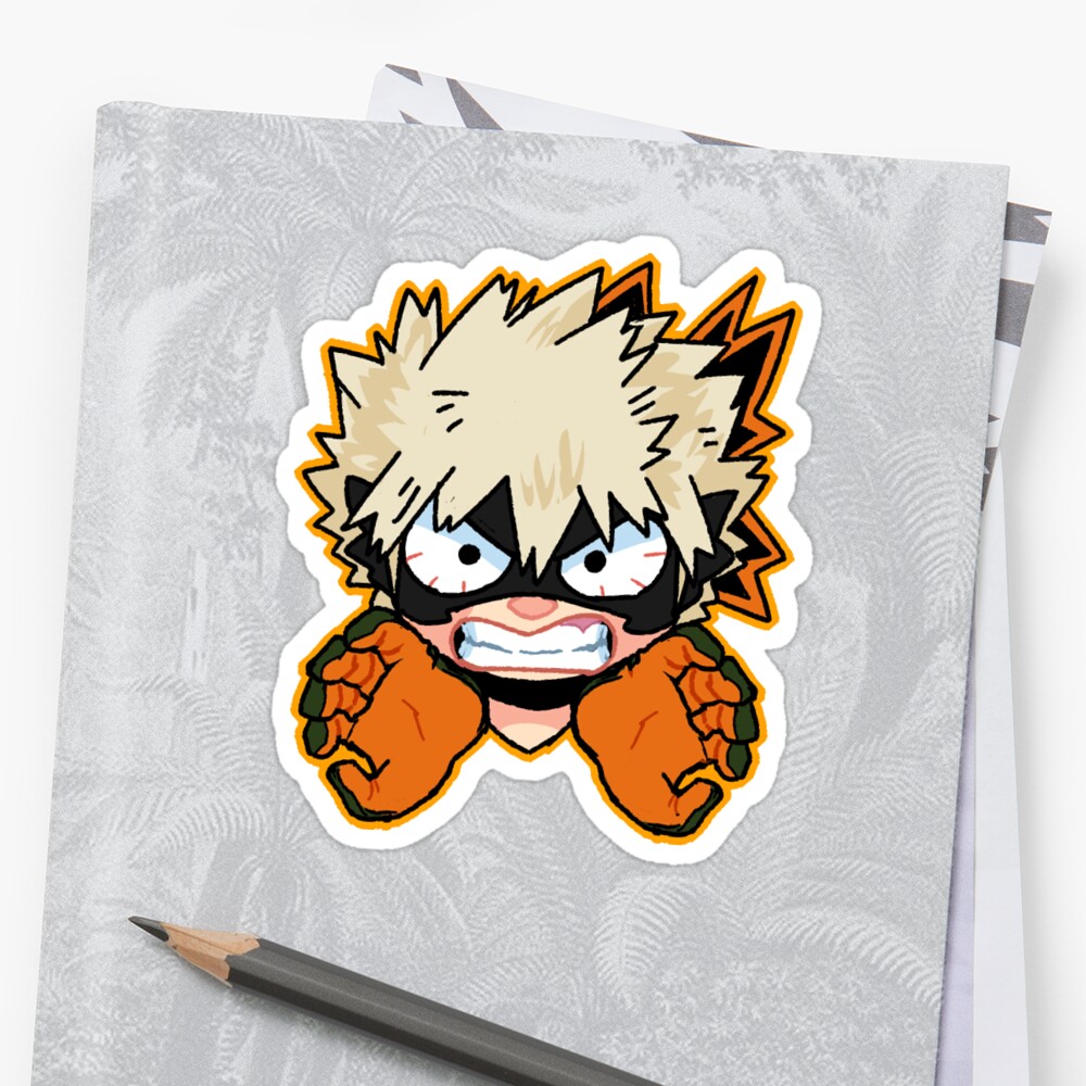 Katsuki Bakugou Sticker By Shebifer Redbubble 1352