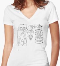 Modest Mouse - Building Nothing Out of Something Women's Fitted V-Neck T-Shirt