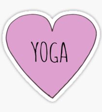 Yoga Love Sticker