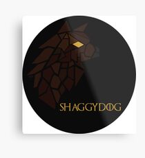 Direwolf - Shaggydog Metal Print