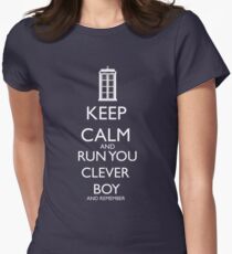 run you clever boy Women's Fitted T-Shirt