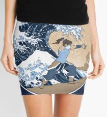 Avatar Waterbender Great Wave Mini Skirt
