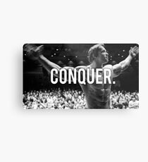 CONQUER (Arnold Poster) Metal Print