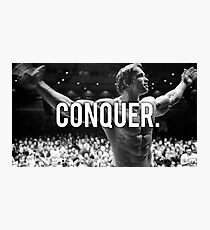 CONQUER (Arnold Poster) Photographic Print