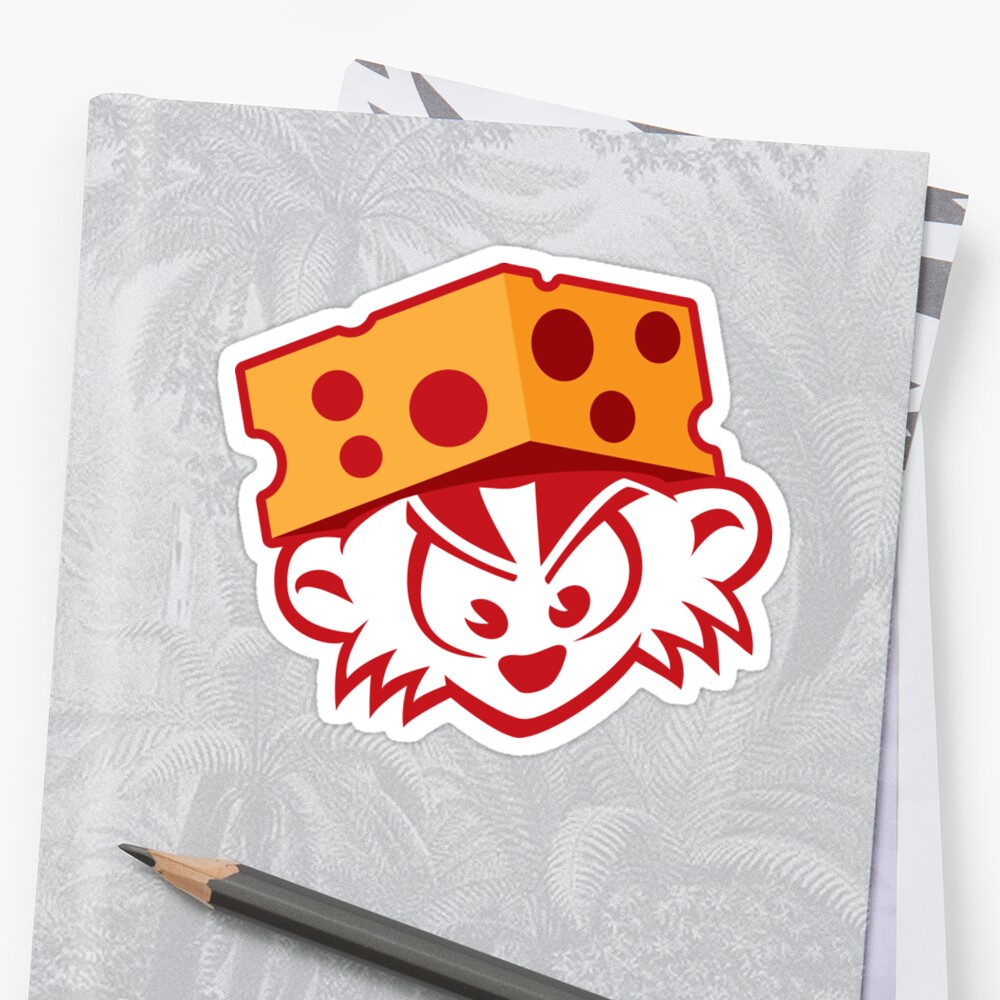 "Cheesehead Madness!" Sticker by gstrehlow2011 | Redbubble