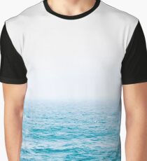 Landscape Blue water Graphic T-Shirt