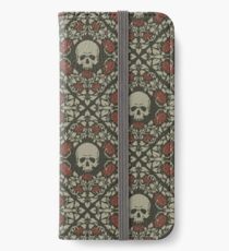 Skulls and roses iPhone Wallet/Case/Skin