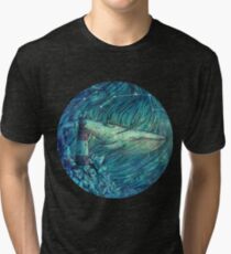 Moonlit Sea Tri-blend T-Shirt