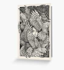 Daughter of Owls Greeting Card