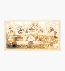 " 'THE CEMETERY', a Series, #15, Above all, the Cross "... prints and products Photographic Print