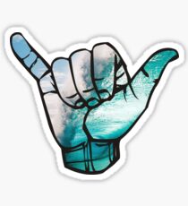 Shaka beach vibes Sticker