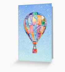 Hot Air Balloon Greeting Card